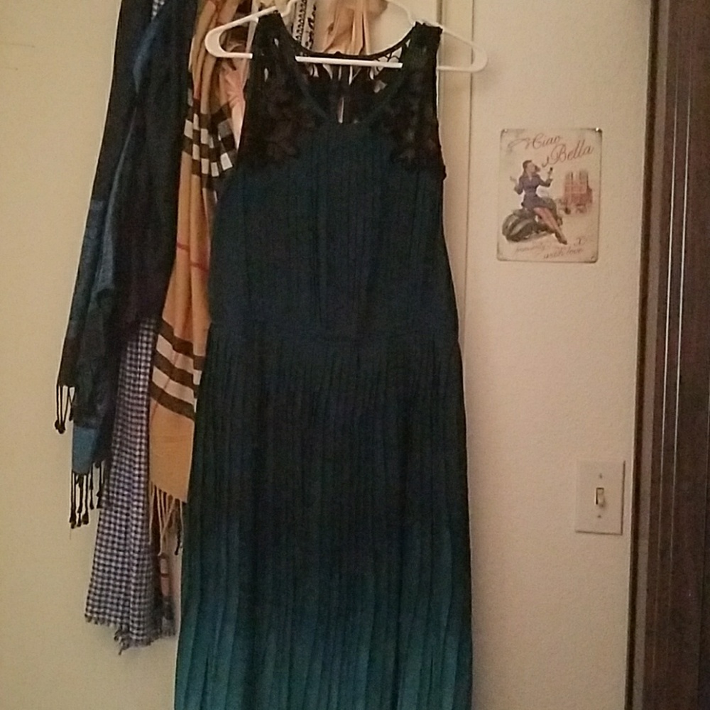 Anthrpologie ombre XL Dress